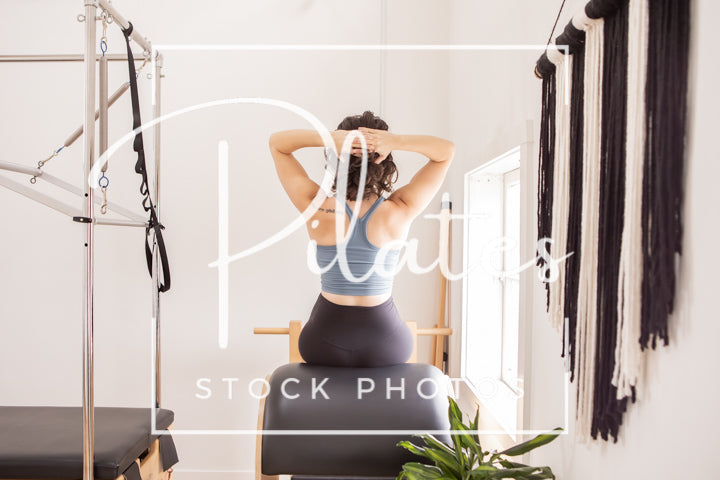 Ladder Barrel Seated Posterior View