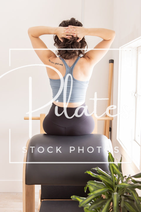 Ladder Barrel Seated Posterior View (Vertical)