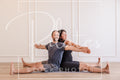 Couple Seated Twist 2