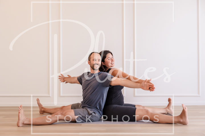 Couple Seated Twist 2
