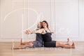 Couple Seated Twist 3